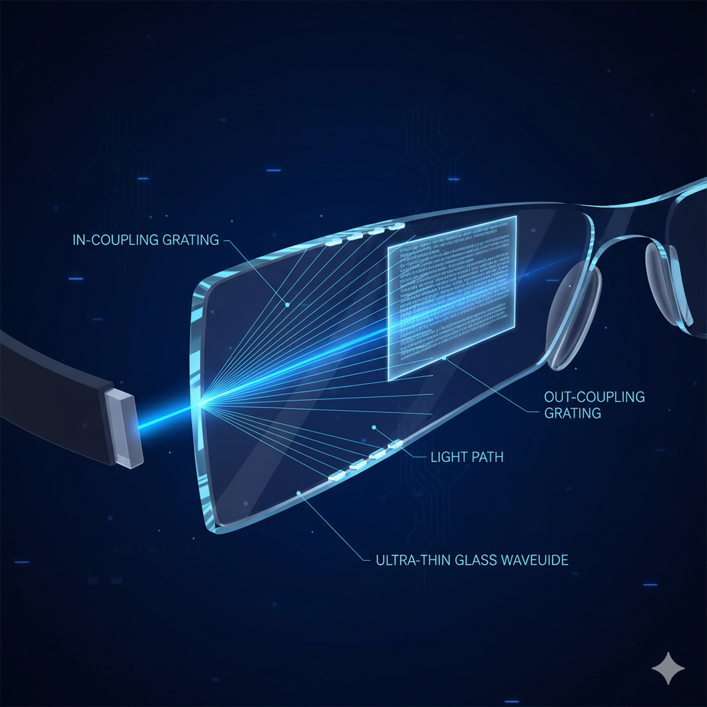 AR眼镜的核心：光波导技术，让虚实融合成为可能
