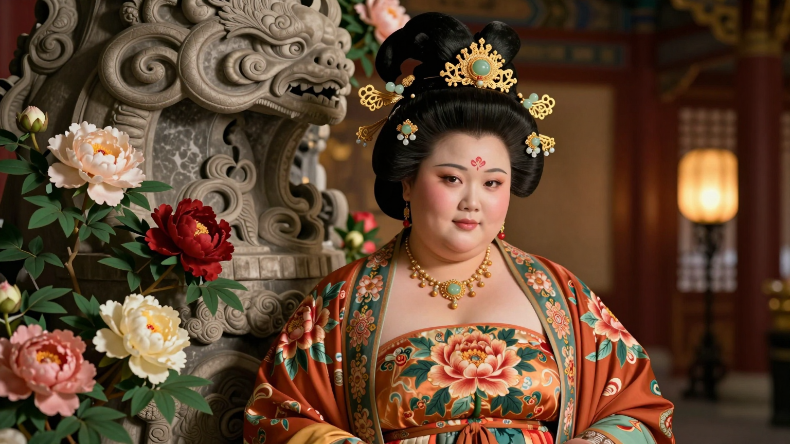杨玉环 · 羞花